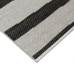 7'x10' Mod Directional Lines Outdoor Rug Black - Project 62™