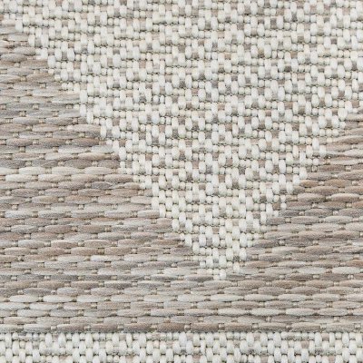7' X 10' Triangle Ombre Outdoor Rug Beige - Project 62™ 4 7' X 10' Triangle Ombre Outdoor Rug Beige - Project 62™ - Image 2