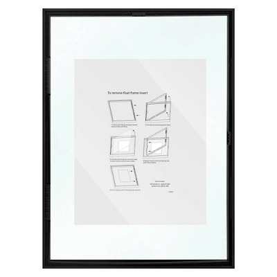 15.5" X 11.5" Float Thin Metal Gallery Frame Black - Project 62™ 7 15.5" X 11.5" Float Thin Metal Gallery Frame Black - Project 62™ - Image 5