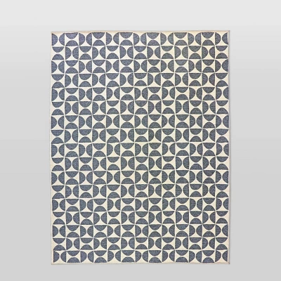 9'x12' Half Moon Outdoor Rug Gray - Project 62™ 3 9'x12' Half Moon Outdoor Rug Gray - Project 62™