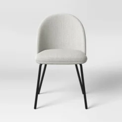 2pk Nils Metal Base Dining Chairs Gray Woven Fabric - Project 62™ 10 2pk Nils Metal Base Dining Chairs Gray Woven Fabric - Project 62™ -Project 62 GUEST eba8fec6 6e84 4014 b6d7 164d7192ea01