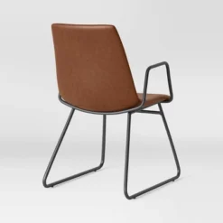 2pk Bowden Dining Chair With Arms Caramel Faux Leather - Project 62™ 11 2pk Bowden Dining Chair With Arms Caramel Faux Leather - Project 62™ -Project 62 GUEST f262c859 ea45 42df 993a 776aeccbbfde