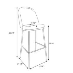 Nils Brass Base Counter Height Barstool - Project 62™ 16 Nils Brass Base Counter Height Barstool - Project 62™ -Project 62 GUEST f3b5ce5c 744a 464c 8ef2 21926cc9dce4