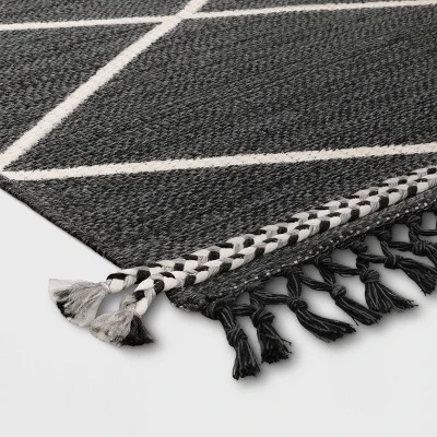 Woven Tapestry With Braid Outdoor Rug - Project 62™ 4 Woven Tapestry With Braid Outdoor Rug - Project 62™ - Image 2