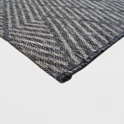 7' X 10' Seagull Stripe Outdoor Rug Gray - Project 62™ 3 7' X 10' Seagull Stripe Outdoor Rug Gray - Project 62™