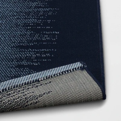 Indigo Ombre Outdoor Rug Blue - Project 62™ 5 Indigo Ombre Outdoor Rug Blue - Project 62™ - Image 3